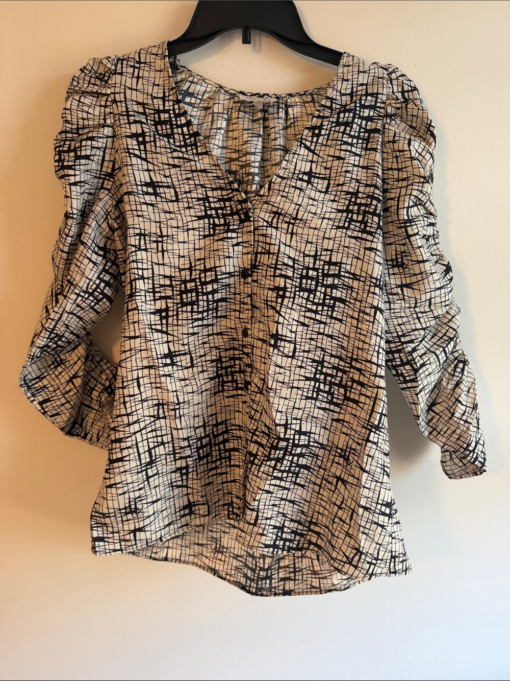 Black and White Women's Blouse